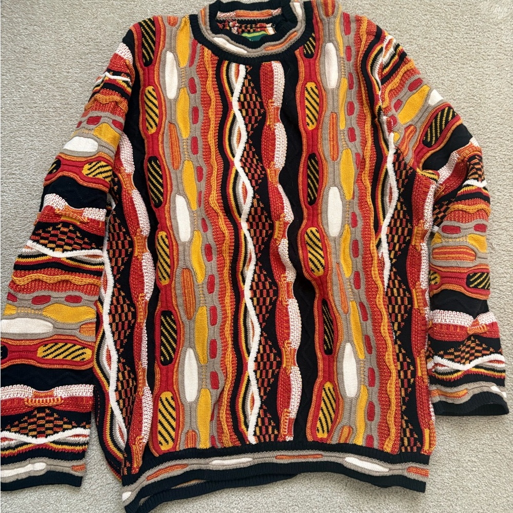 Colorful Patterned Men's Sweater